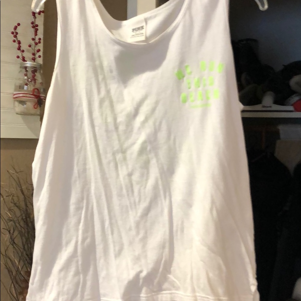 Pink Victoria secret muscle tank